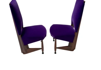 Pair of Amsterdamse School Chairs by Michel De Klerk for 't Woonhuys, 1916